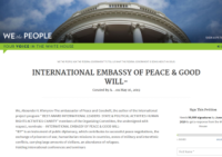 INTERNATIONAL EMBASSY OF PEACE & GOOD WILL
