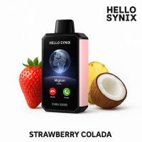Hello Synix 30000. Клубничная Колада (Strawberry Colada)