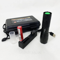 Тактичний Ліхтар Bailong BL-1831 T6 Police, надпотужний ліхтарик, ліхтарик із зарядкою від мережі