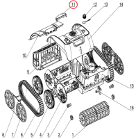 Ручка фіксатора до пилососа Aquajoy Cyclone C1 Pro (S.3172.21.013)