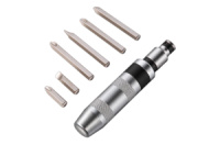 Викрутка ударно-поворотна «Impact Screwdriver Set» 12 біт у кейсі (S-VEN-1638)