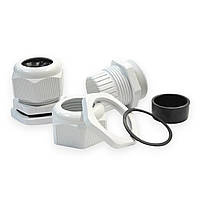 TENCE PG-36 кабельні гланди сальник IP54  гермоввод для щитка з контргайкою та гумовою прокладкою