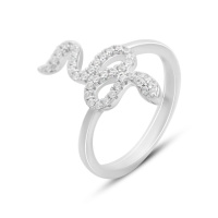 Серебряное кольцо CatalogSilver с фианитами, вес изделия 2,34 гр (2149750) 17 размер