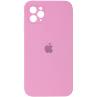 Чохол для Apple iPhone 11 Pro (5.8«») - Silicone Case Square Full Camera Protective (AA) Рожевий / Light pink - купити в SmartEra.ua