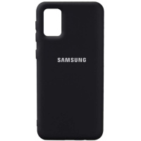 Чохол Silicone Cover Full Protective (AA) Для Samsung Galaxy A02s (Чорний / Black) - купити в SmartEra.ua