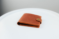 Класичний гаманець із натуральної шкіри Crazy Horse SH017 (світло-коричневий)