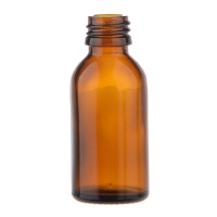 Флакон скляний 30 мл, горло 20, коричневий