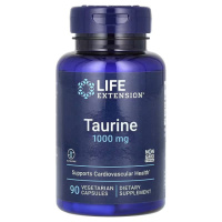 Таурін, 1000 мг, Taurine, Life Extension, 90 вегетаріанських капсул