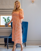 Платье «Edit» Оранжевое XS-S