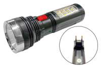 Ліхтар ручний Wimpex 160мм x 1LED x 8SMD x 220В (174-WX227)