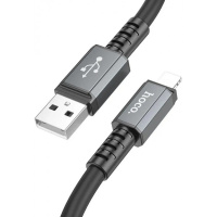 Кабель Hoco X85 Strength USB to Lightning 2A 1m Black (Код товару:38090)