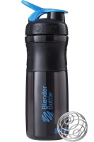 Шейкер спортивний (пляшка) BlenderBottle SportMixer Flip 28oz/820ml Black/Cyan