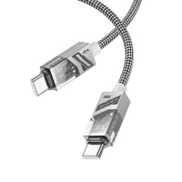 Кабель USB Borofone BU42 Octavia 60W Type-C to Type-C 1.2m