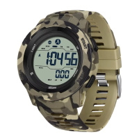 Тактичний годинник Sanda 2186 Camo Yellow-White з водонепроникністю 5 ATM та електронним циферблатом