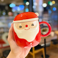 Кружка с крышкой новогодняя Santa Claus 1 13714 350 мл