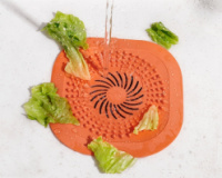 Фильтр для раковины силиконовый 11191 13.5х13.5 см оранжевый