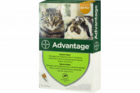 Капли от блох Bayer Advantage для кошек и котят менее 4 кг