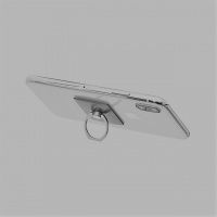 Кольцо подставка для телефонов Квадрат серый