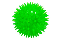 Резиновый мяч с шипами светящийся диаметром 65мм (88698)