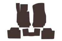 Резиновые коврики Carsuit (Для F36, коричневые) для BMW 4 серия F32/F33/F36 2012-2020 гг