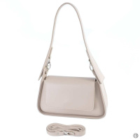 БЕЖ ТАУП — фабричний, каркасний клатч високої якості українського виробництва (Луцьк, 840)