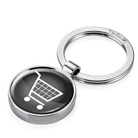 Брелок Troika Shopping, чорний
