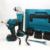 Набор 2 в 1 шуруповёрт + гайковёрт в чемодане 2 аккумулятора