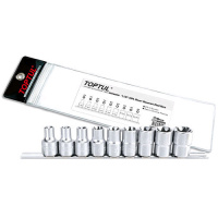 Набор головок TORX на планке TOPTUL 1/2« E10-E24 9ед. GAAG0901