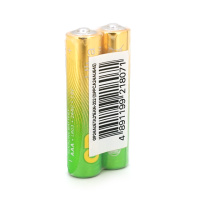 Батарейка GP Ultra 24AUEBC-2S2, щелочная AAA, 2 шт в вакуумной упаковке, цена за упаковку