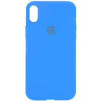 Чохол Apple iPhone XS Max (6.5«») - Silicone Case Full Protective (AA) (Блакитний / Blue) - купити в SmartEra.ua