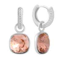 Серебряные серьги CatalogSilver с фианитами (60002276)