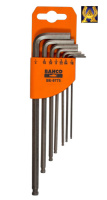 Набор дюймовых оксидированных шестигранников 7 ед., Bahco BE-9775