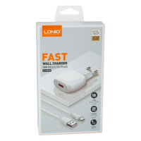 Мережевий Зарядний Пристрій LDNIO A1306Q QC3.0 18W Micro