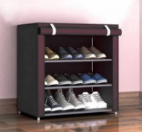 Складной тканевый шкаф для обуви Shoe Rack And Wardrobe HCX B4 TV10026