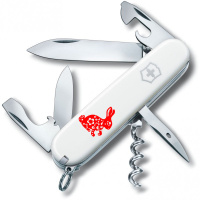 Нож Victorinox Spartan Zodiac White «Бенгальський Кролик» Red (1.3603.7_Z2061u)