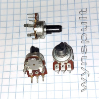 резистор змінний 121 50K B50K B503 10mm півцил. 3pin