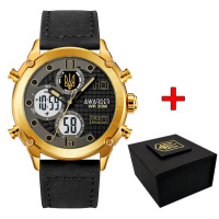 Awarder 017GDBK Тризуб золото Gold-Black.