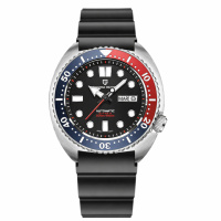 Чоловічий годинник Pagani Design PD-1696 Silver-Black Pepsi з сапфіровим склом та механізмом SEIKO NH35A