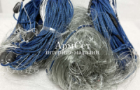 Рамовая сеть ячейка 55 мм, высота 2 м, длина 60 м, леска 0.20 мм TITAN промышленный лов