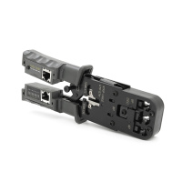 Инструмент HT-022  для обжимки RJ-45 (8P8C) и RJ-12/11 (6P6C), с тестером, профи качество Q20