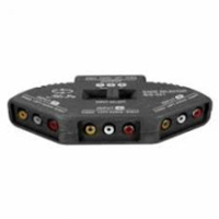 Комутатор AV COMMUTATOR 3 Way Port Audio Video AV RCA Switch Selector Box Splitter 3 RCA Cable