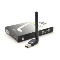 Бездротовий мережевий адаптер з антеною 10см Wi-Fi-USB LV-UW10SRK - 8188, 802.11bgn, 150MB, 2.4 GHz, WIN7 / XP / Vista / 2K / MAC / LINUX, Blister Q