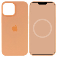 Чохол Silicone case (AAA) full with Magsafe and Animation для Apple iPhone 15 Pro (6.1«), Помаранчевий / Orange Sorbet - купити в SmartEra.ua