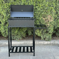 Мангал-барбекю Mzavod Прометей на 9 шампуров 4мм на дровнице