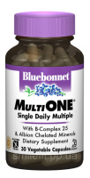 Мультивiтамiни з залiзом, MultiONE, Bluebonnet Nutrition, 30 капсул