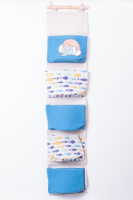 Подвесной органайзер на 5 отделений 20×58 (см) Синий HP-41-13BL