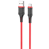 Дата кабель Borofone BX67 USB to MicroUSB (1m) Червоний - купити в SmartEra.ua