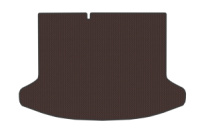 Резиновый коврик в багажник (2023-, Электро, Коричневый) для Kia Niro 2022– гг