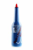 Бутылка для флейринга синого цвета H 290 мм