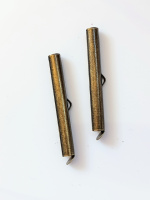 Слайдер. Размер 4×35 мм. Цвет - бронза. 1 шт